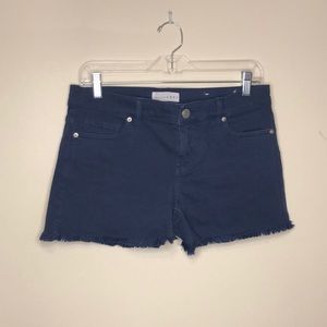 EUC Loft distressed shorts